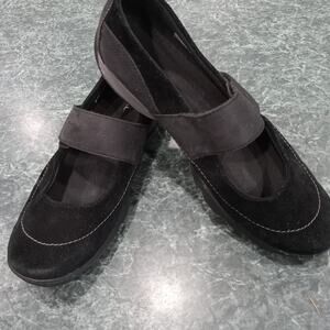Merrill Women’s Size 10 Black Mimosa Lena Mary Jane Leather Shoes Hiking Outdoor
